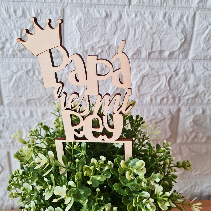 Topper ''Papá eres mi rey''