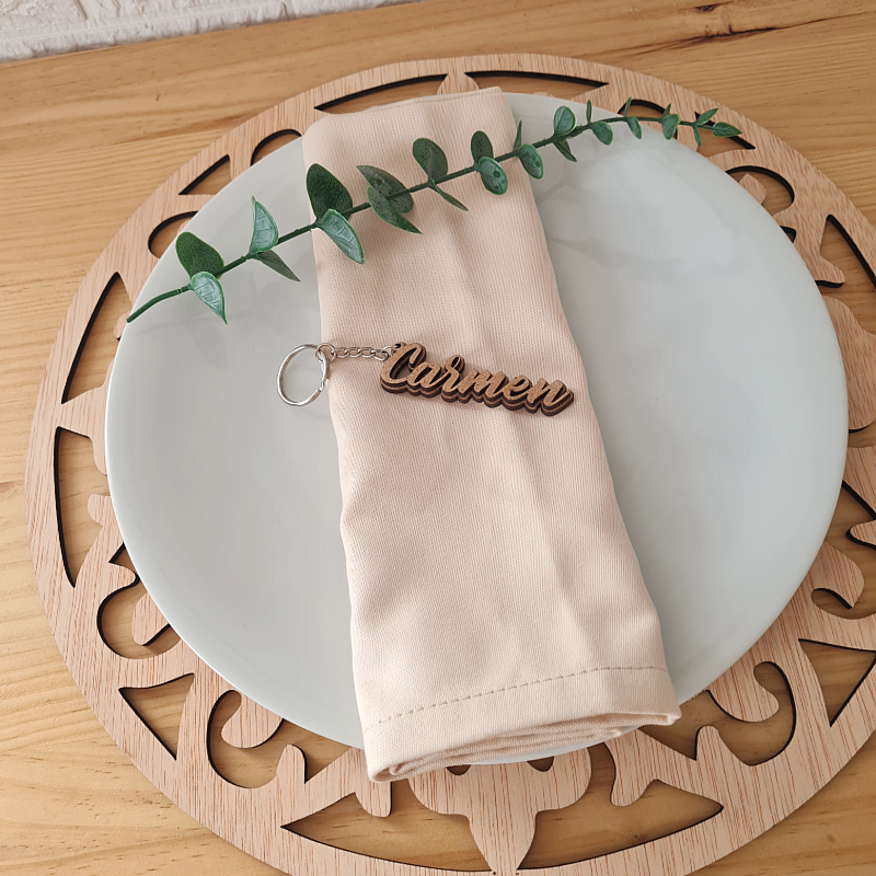 Llavero nombres ''Relieve''